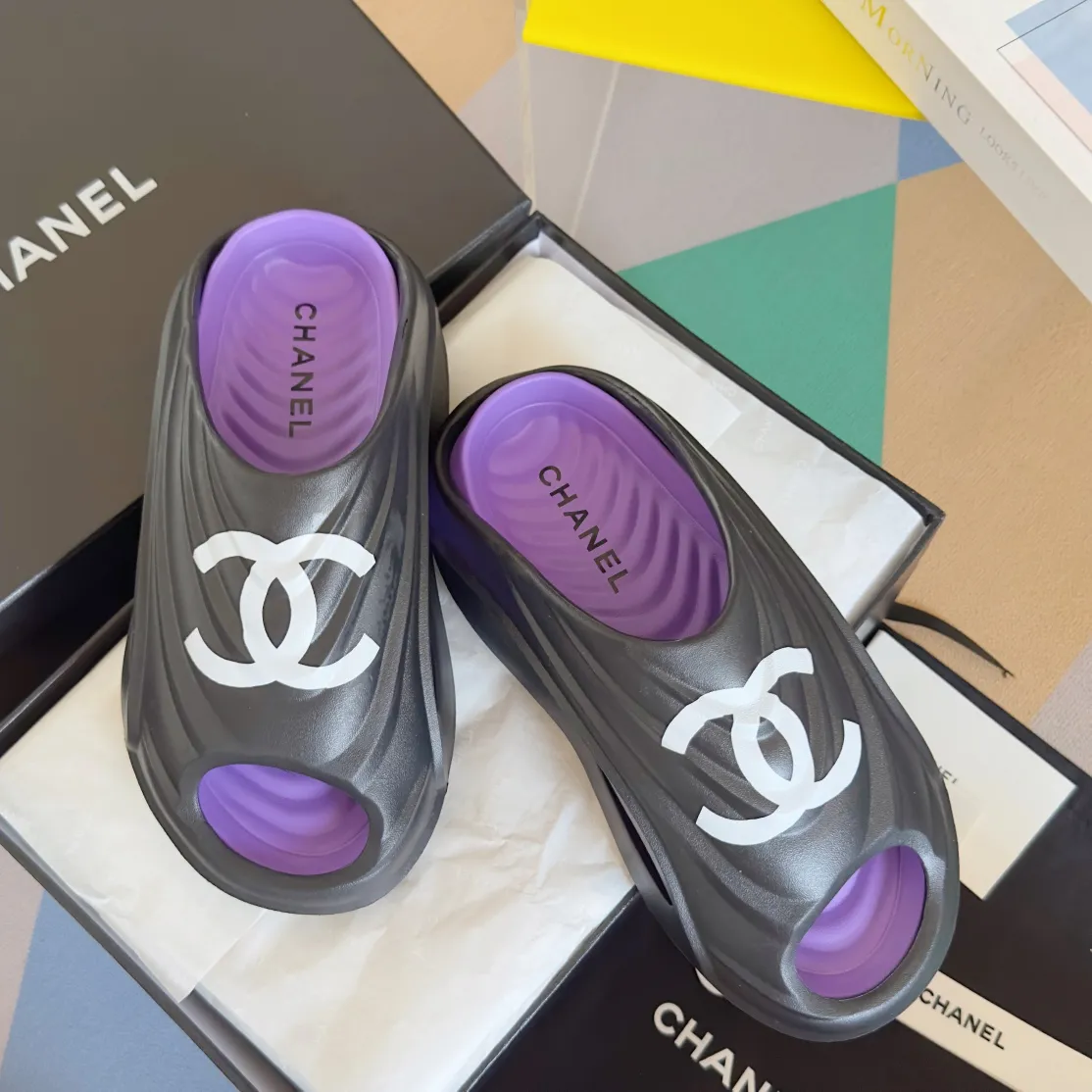 CC new arrival men and women 01 slippers heels 4.5 cm