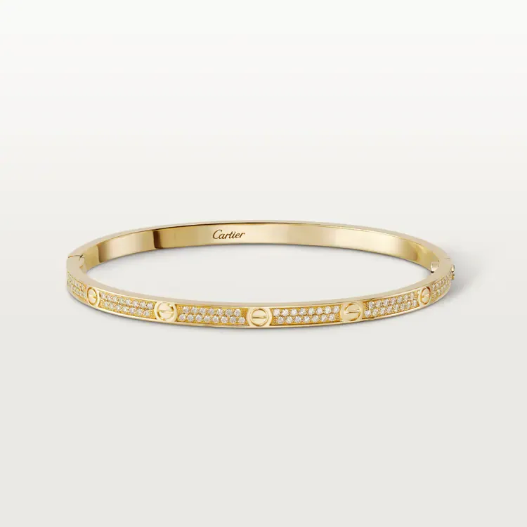 LOVE BRACELET, SMALL MODEL, PAVED
