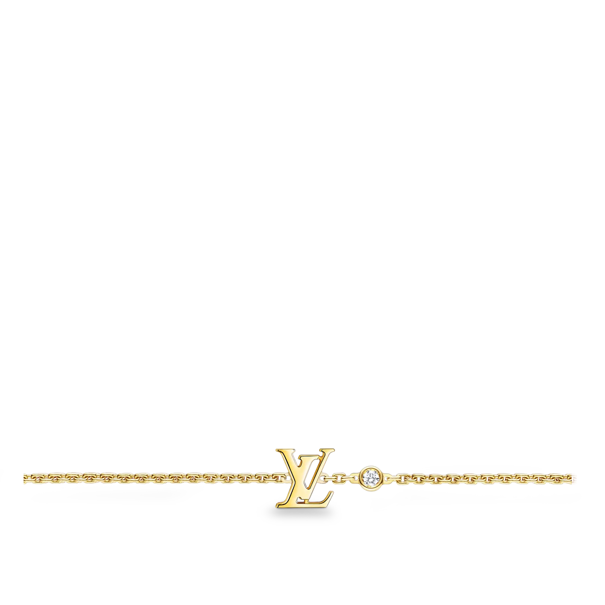 Idylle Blossom Louis Yellow Gold and Diamond Bracelet