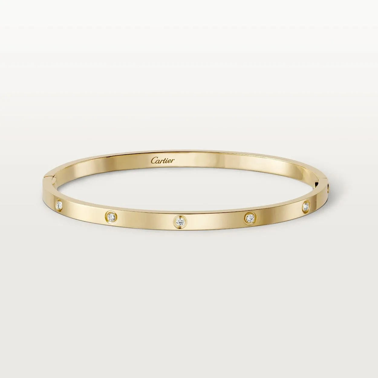 car The London Love Bracelet With 8 Diamonds Small Model-4mm Width