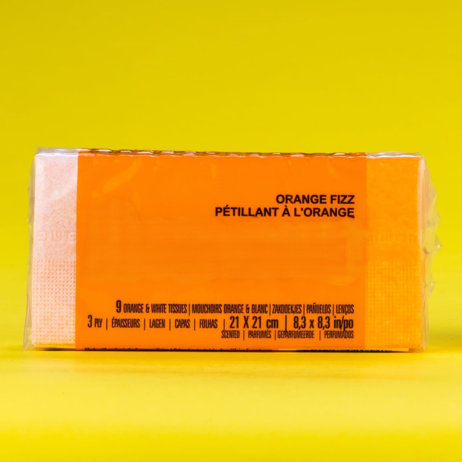 Orange Fizz Pocket Tissues 6 Packs