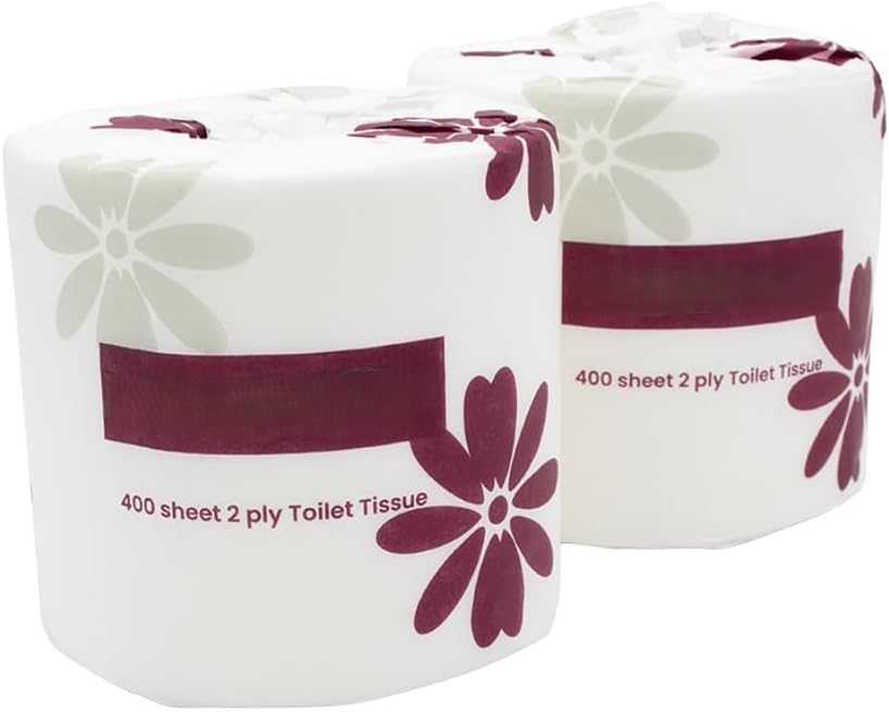 Toilet Paper Roll 400 Sheets 2ply Toilet Paper Tissue Roll Caprice 48 Pack