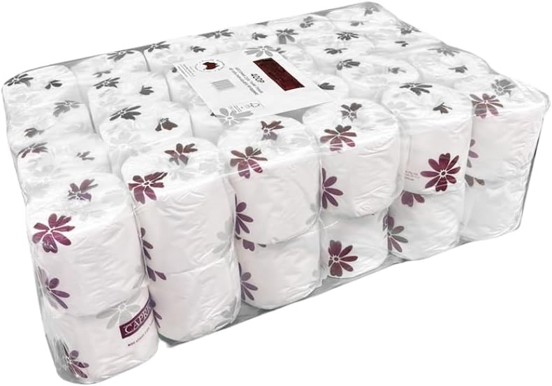 Toilet Paper Roll 400 Sheets 2ply Toilet Paper Tissue Roll Caprice 48 Pack