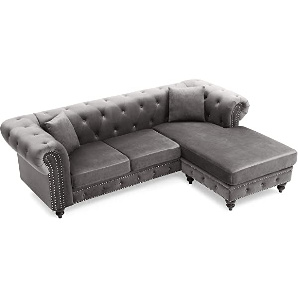 Glory Furniture Nola , Navy Blue Sofa Chaise (3 Boxes), 31