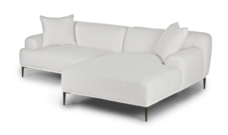 Quartz White Right Sectional