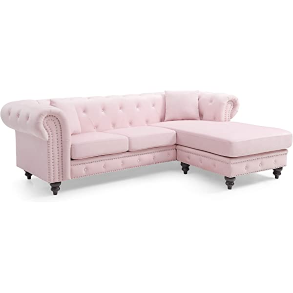 Glory Furniture Nola , Navy Blue Sofa Chaise (3 Boxes), 31