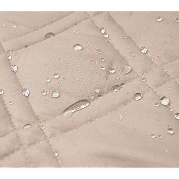 Ameritex Loveseat Cover Water-Resistant Quilted Furniture Protector with Back Nonslip Paws Slipcover for Dogs, Kids, Pets Loveseat Slipcover Stay in Place for Leather (46