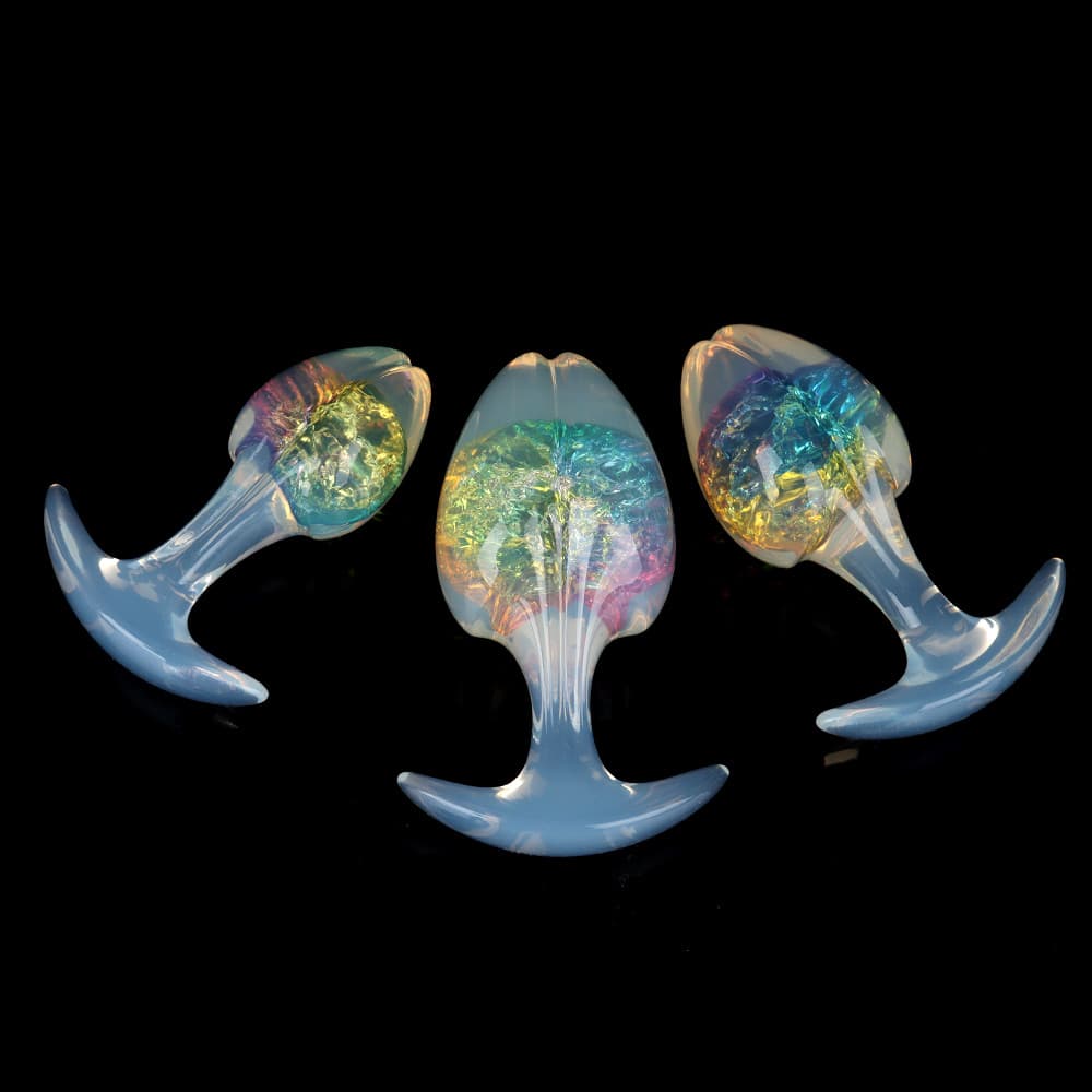 Kinklair Crystal Sprout Silicone Butt Plug _ 9 Color Options