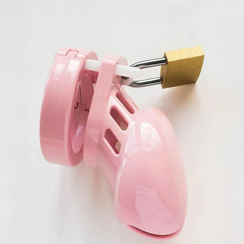 Kinklair SoftControl Pink Chastity Cage _ Medical-Grade Polycarbonate