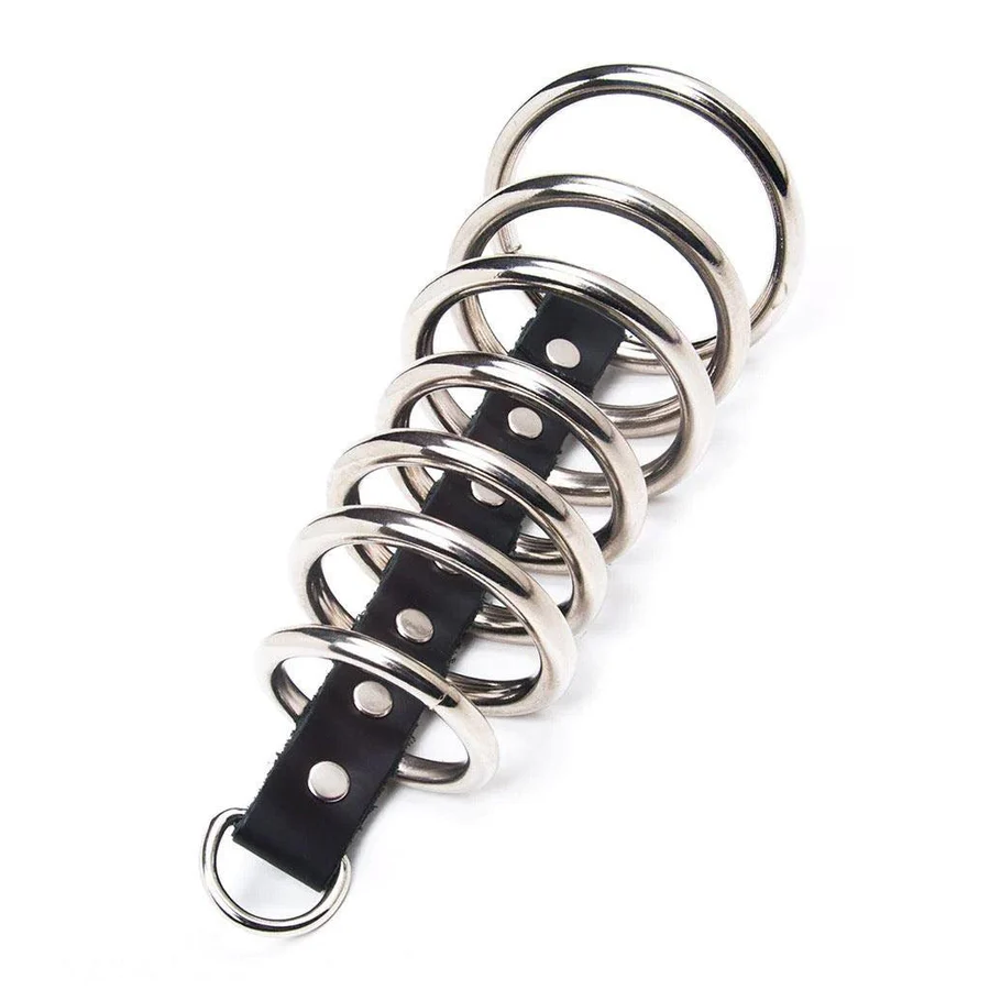Kinklair 7 Gates of Hell Male Chastity Leather Harness