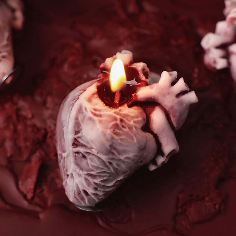Heartbeat Low-Temp Scented Candle - Ylang Ylang Wax Play Heart