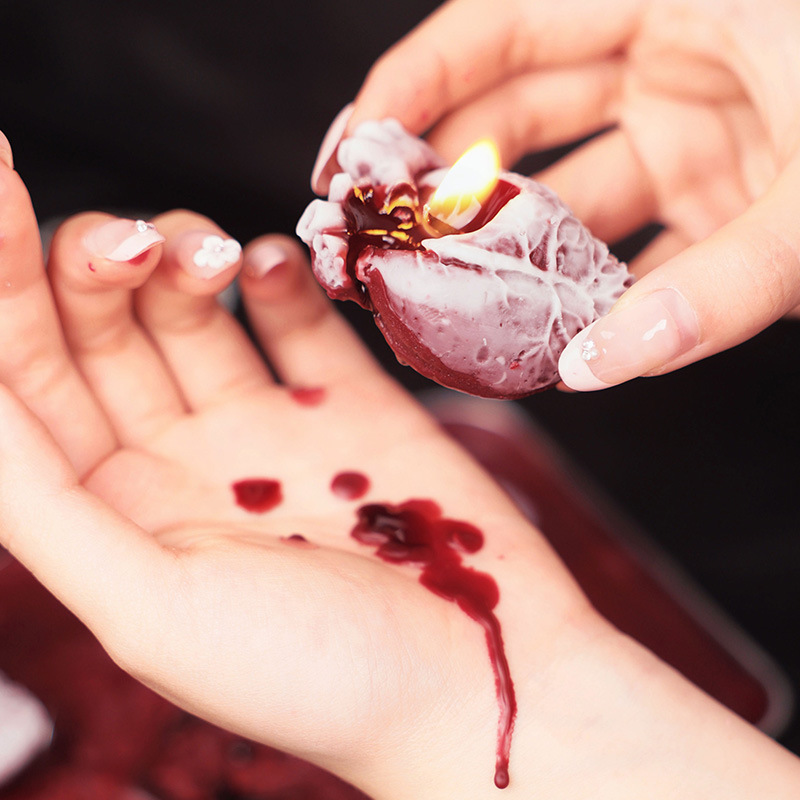 Heartbeat Low-Temp Scented Candle - Ylang Ylang Wax Play Heart