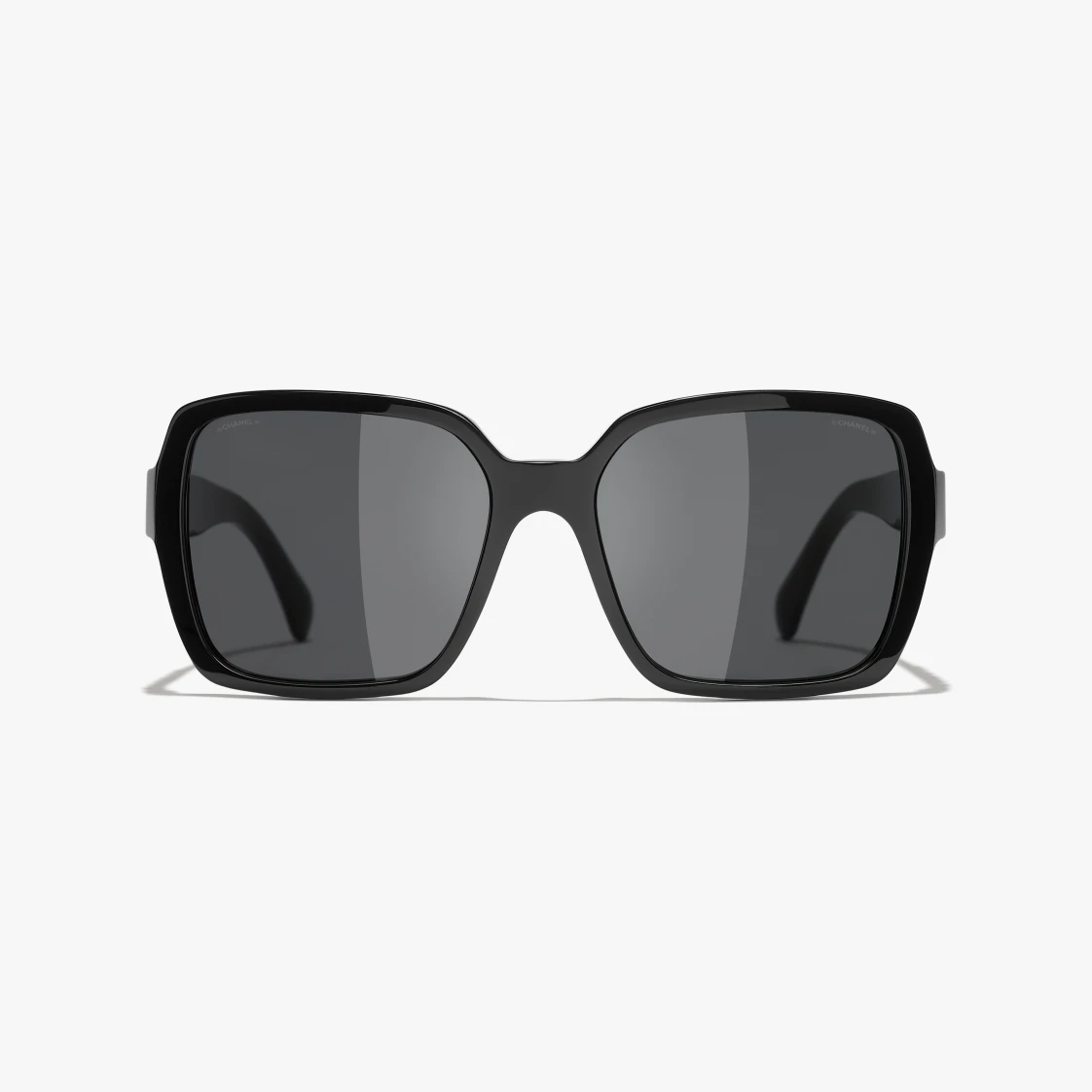 CHANEL-SQUARE SUNGLASSES Acetate Black