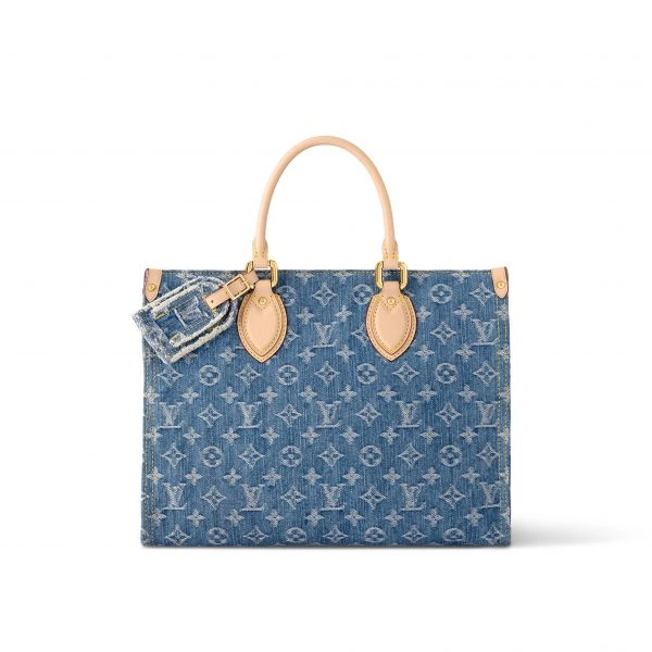 【🔥Special Offers🔥】Louis Vuitton M46871 OnTheGo MM Denim Blue