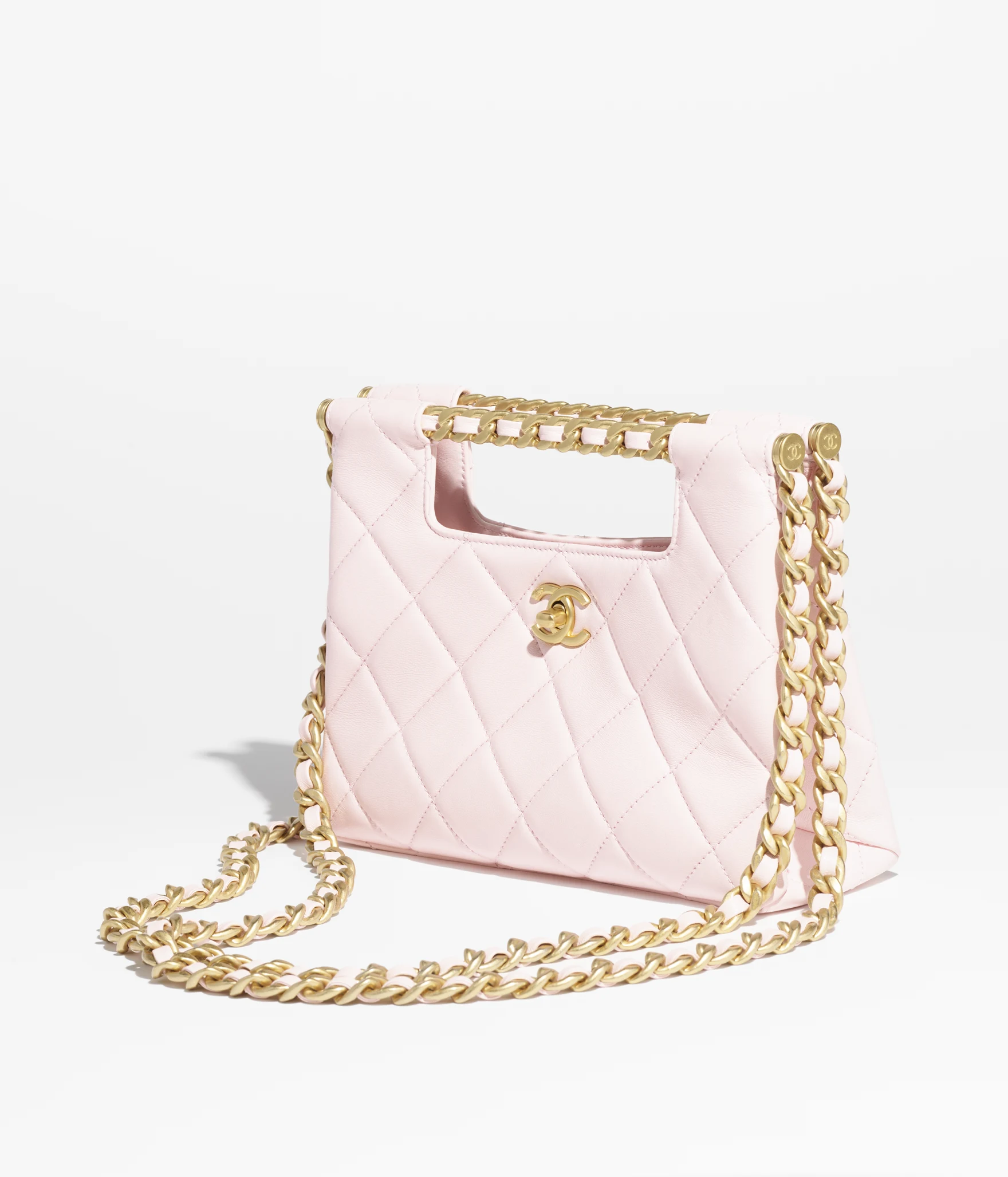 CHANEL-Small Tote-Light Pink