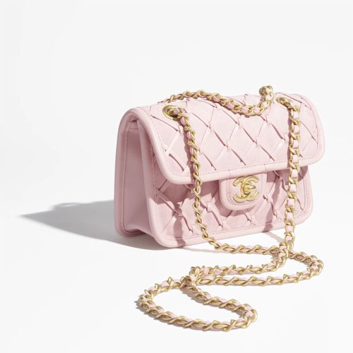 CHANEL Mini Flap Bag-Light Pink