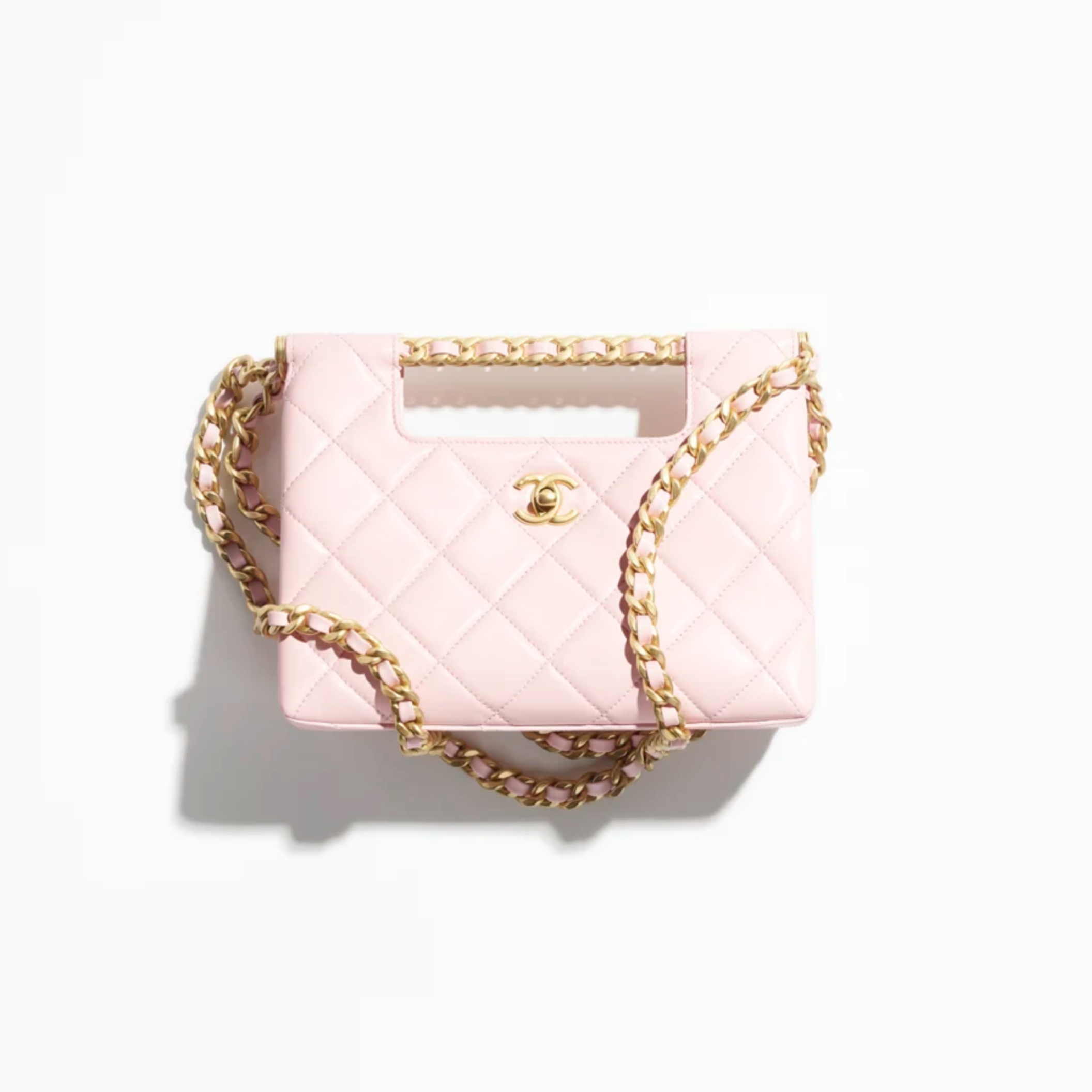 CHANEL-Small Tote-Light Pink
