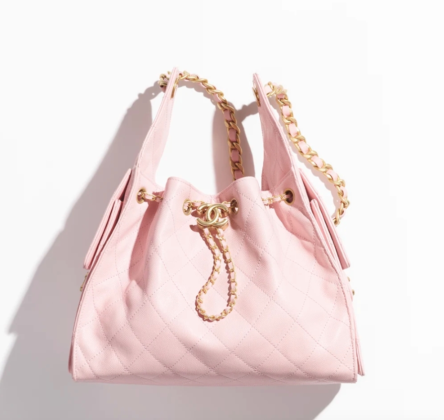 CHANEL 25 Small Handbag-Light Pink