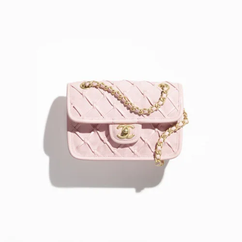 CHANEL Mini Flap Bag-Light Pink