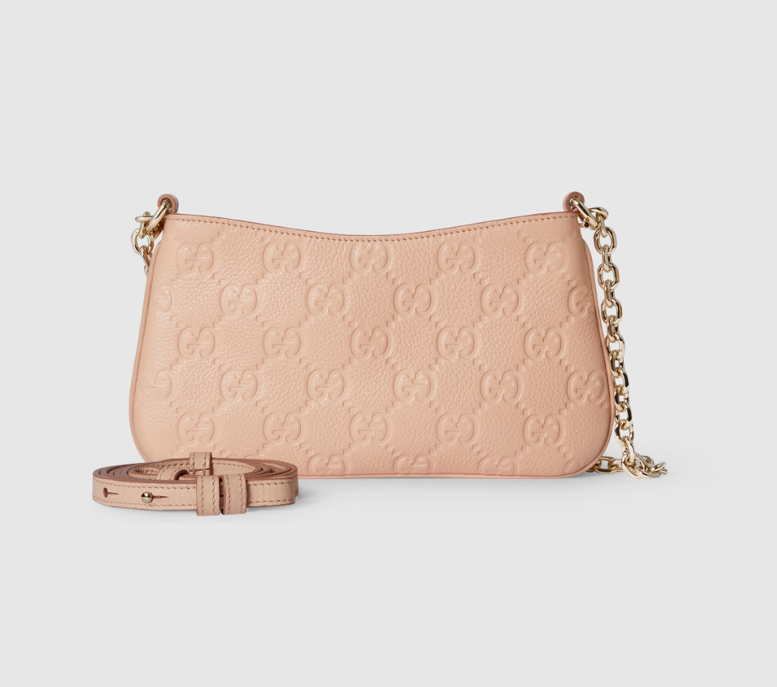 GG EMBLEM SMALL SHOULDER BAG Style 815278 AAEEM 6802