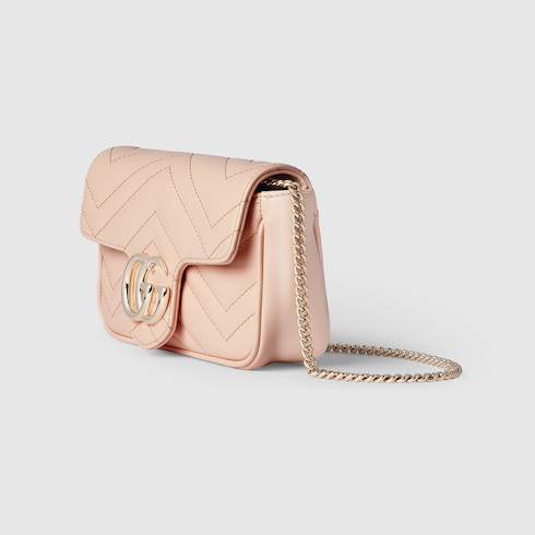 GG Marmont mini bag Variation light pink leather
