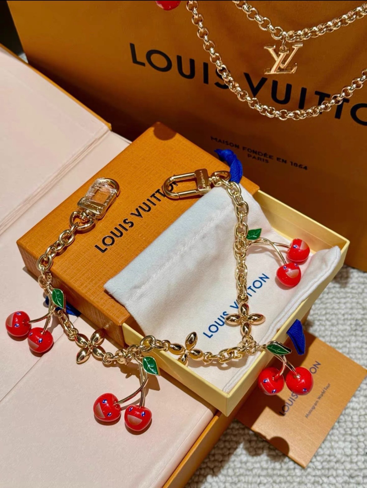 LV x TM Bag Chain