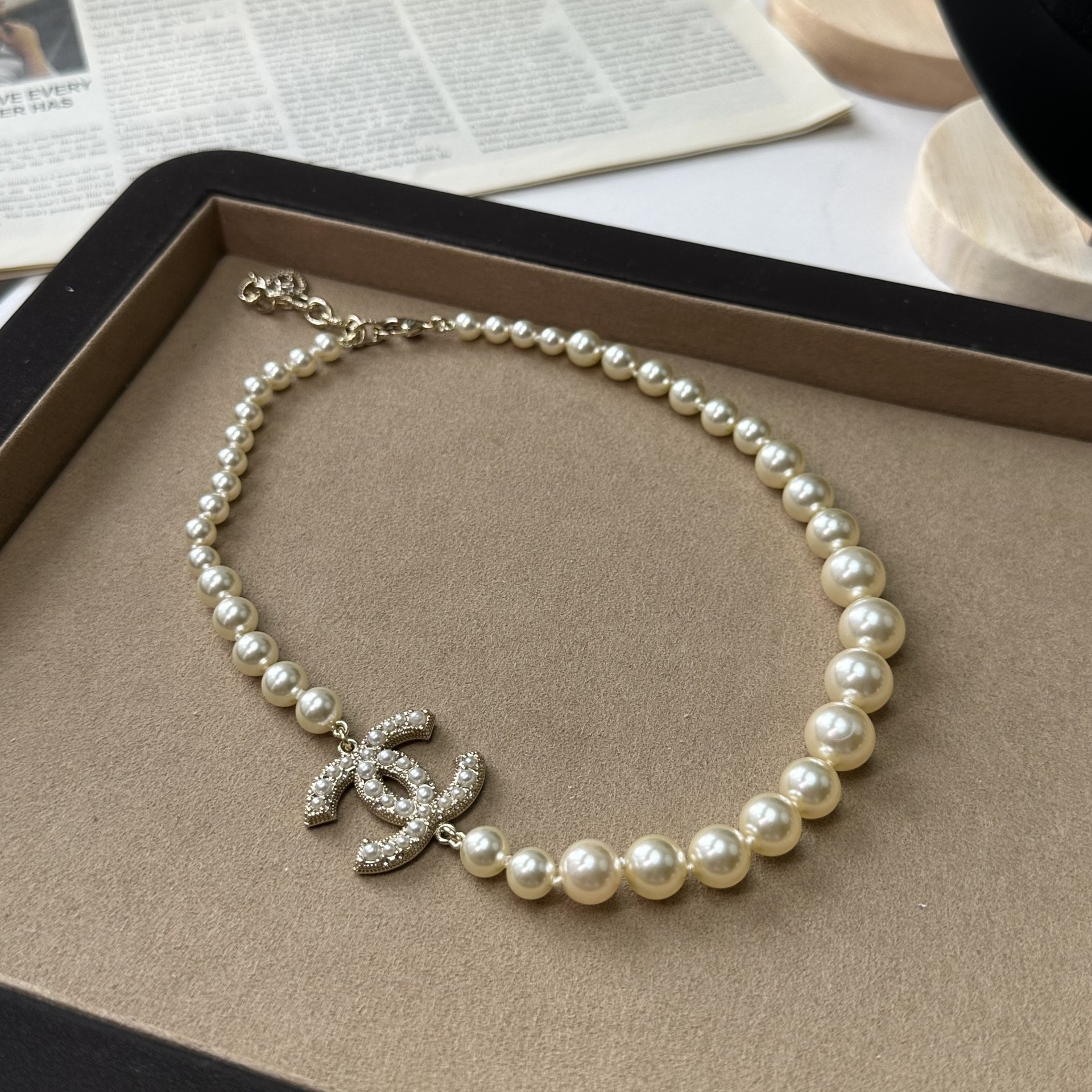 Chanel pearl necklace
