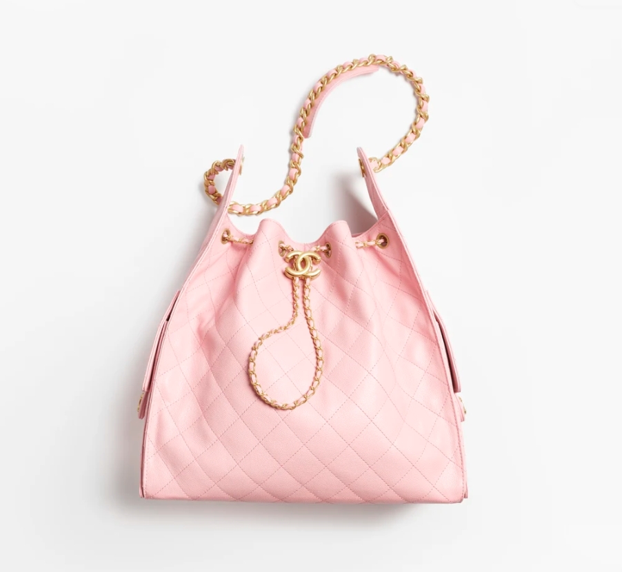 CHANEL 25 Medium Handbag Light Pink