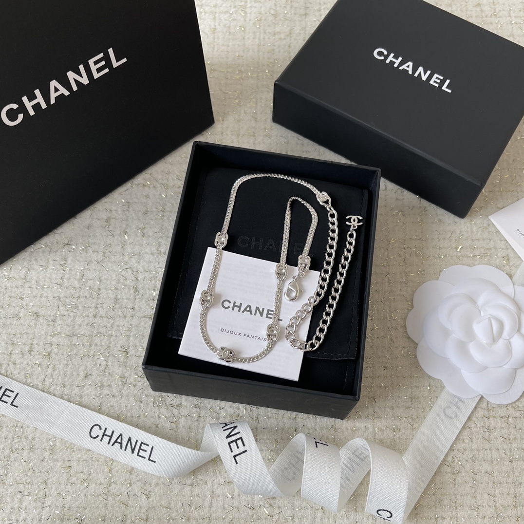 Chanel 24B Snake Chain 5C Necklace – Multi-Wear Choker