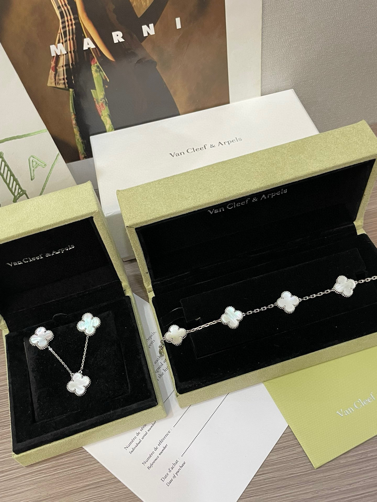 Van Cleef & Arpels Clover Jewelry Set