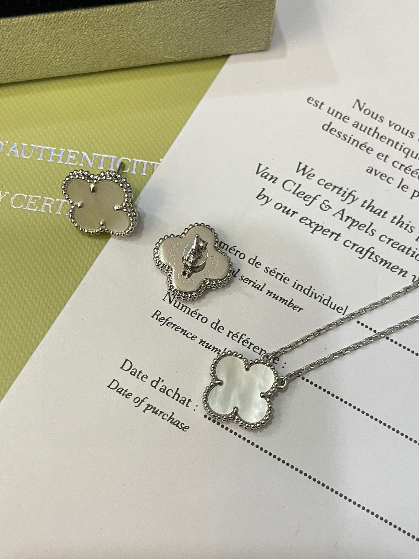Van Cleef & Arpels Clover Jewelry Set