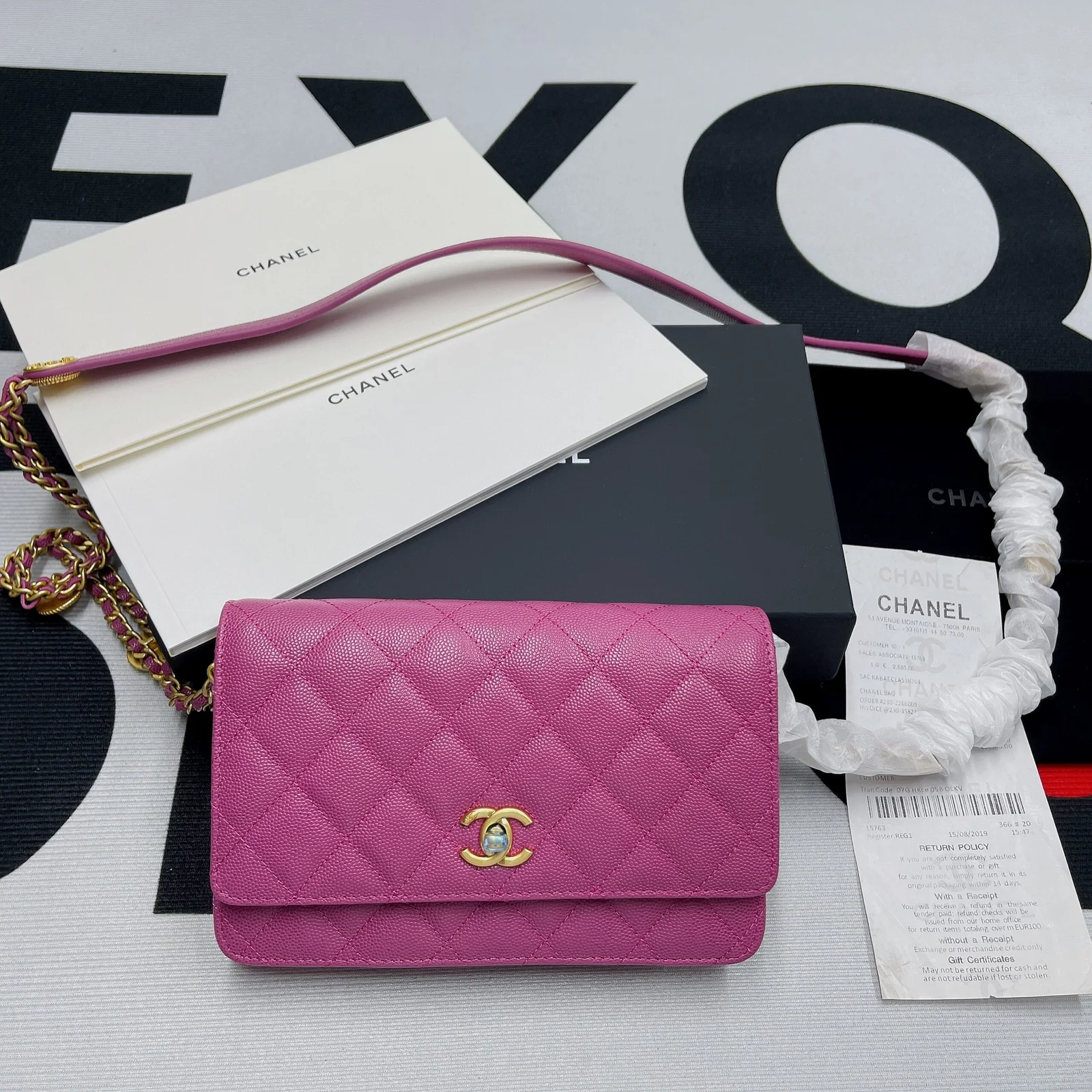 Chanel Small Flap Bag Gold Hardware Plum For Women, Women’s Handbags, Shoulder Bags 7.5in/19cm AP2840