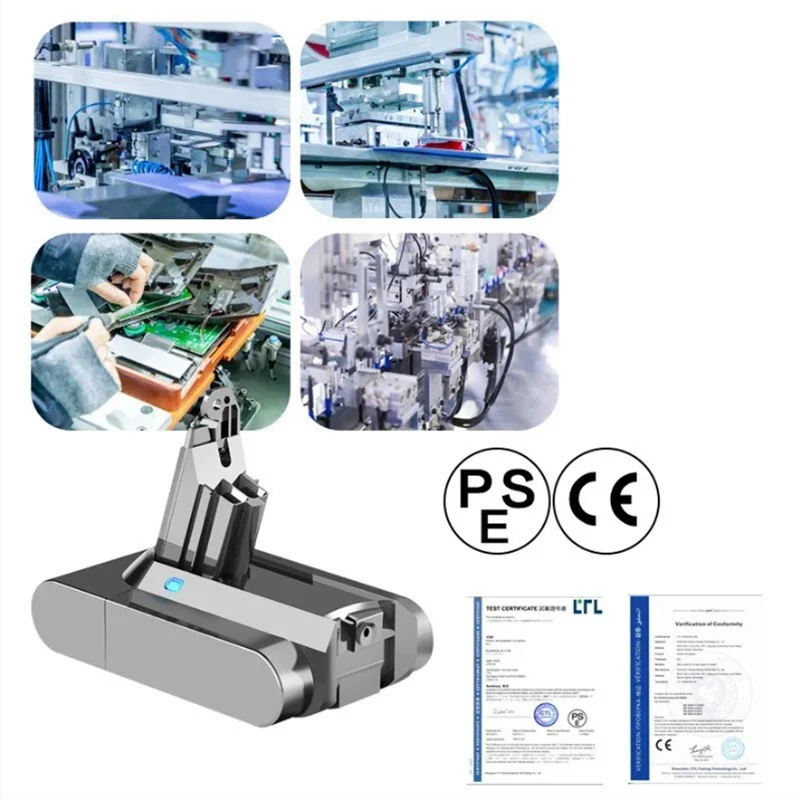 Suitable for Dyson V6 Battery 21.6V DC62 DC58 Handheld Vacuum Cleaner Power Battery
