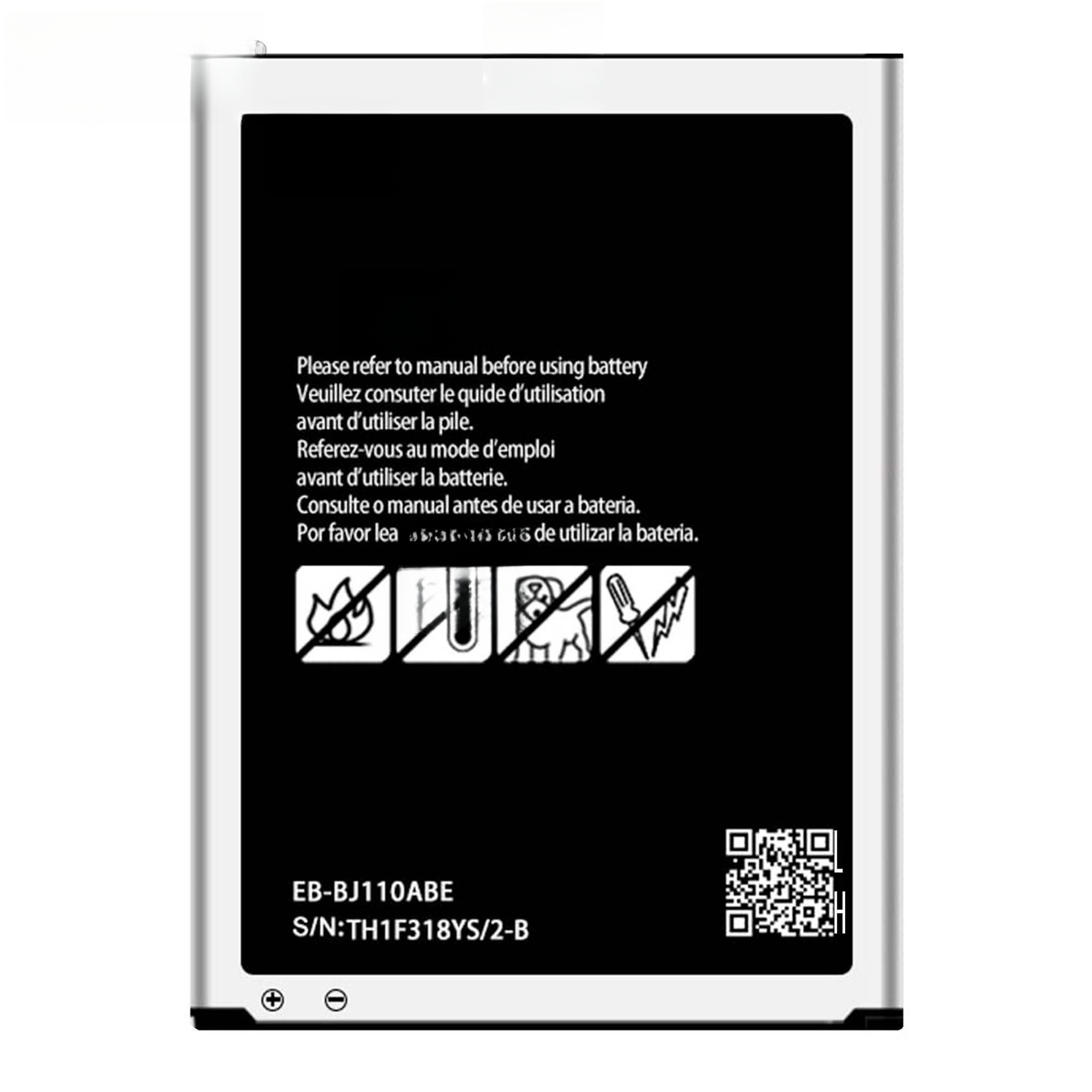 Compatible with Samsung J1 Ace/Duos External EB-BJ110ABE Battery