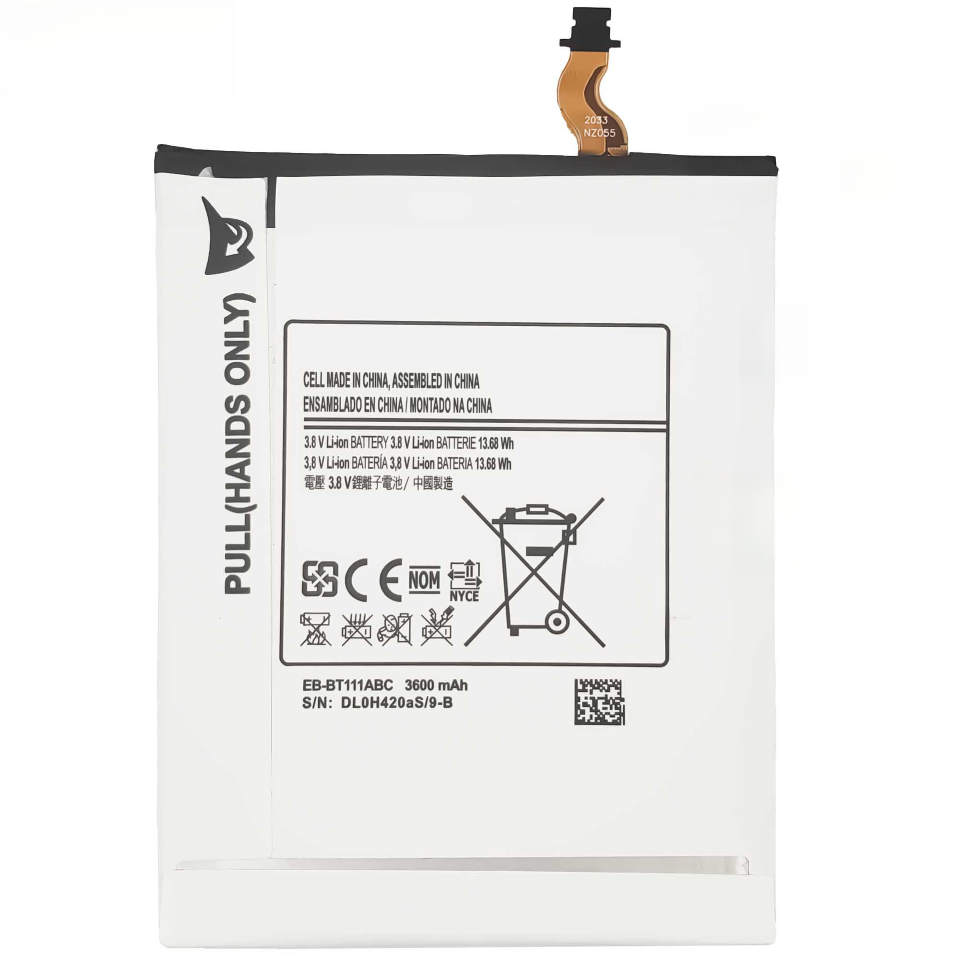 Compatible Samsung Tab3 V2015/Tab3 Lite 7.0 Tablet Battery EB-BT111ABC