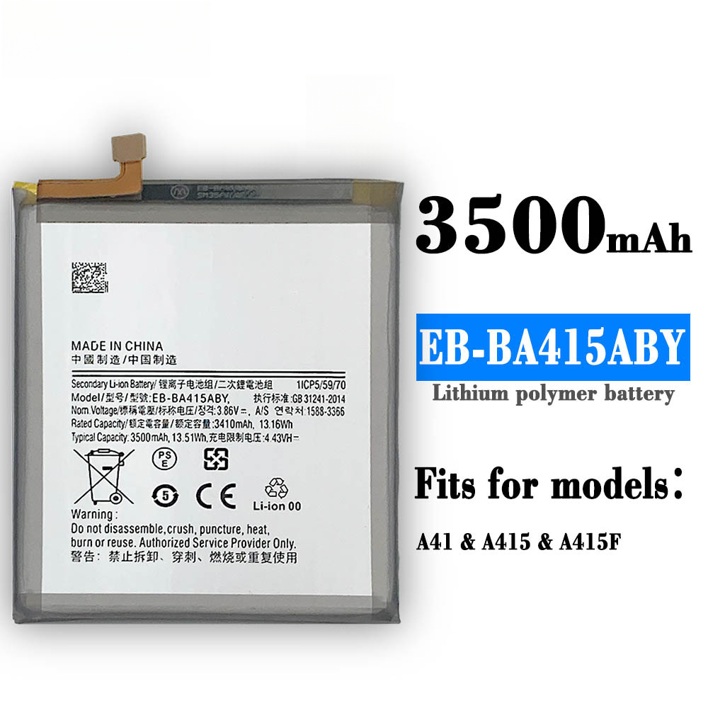 Suitable for Samsung A41/A415 EB-BA415ABY Phone Battery 3500mAh Built-in Charging Board