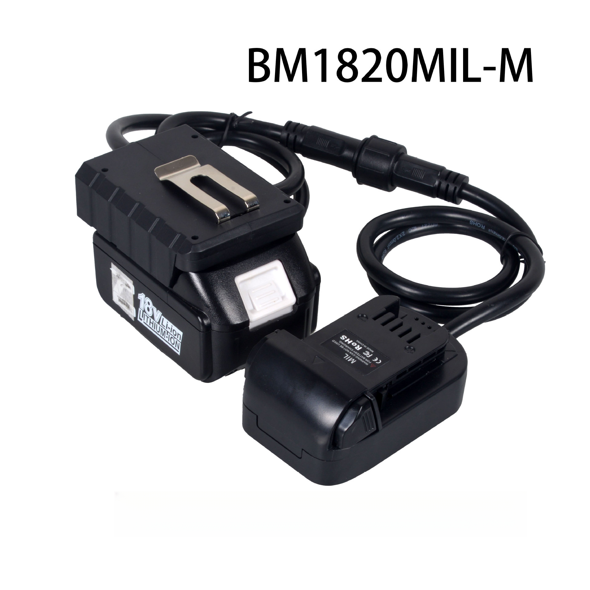 Suitable for 18V Makita Dewalt Bosch MiWakki Lithium Battery Tool Weight Reducer Buckle Interchangeable Extension Cord