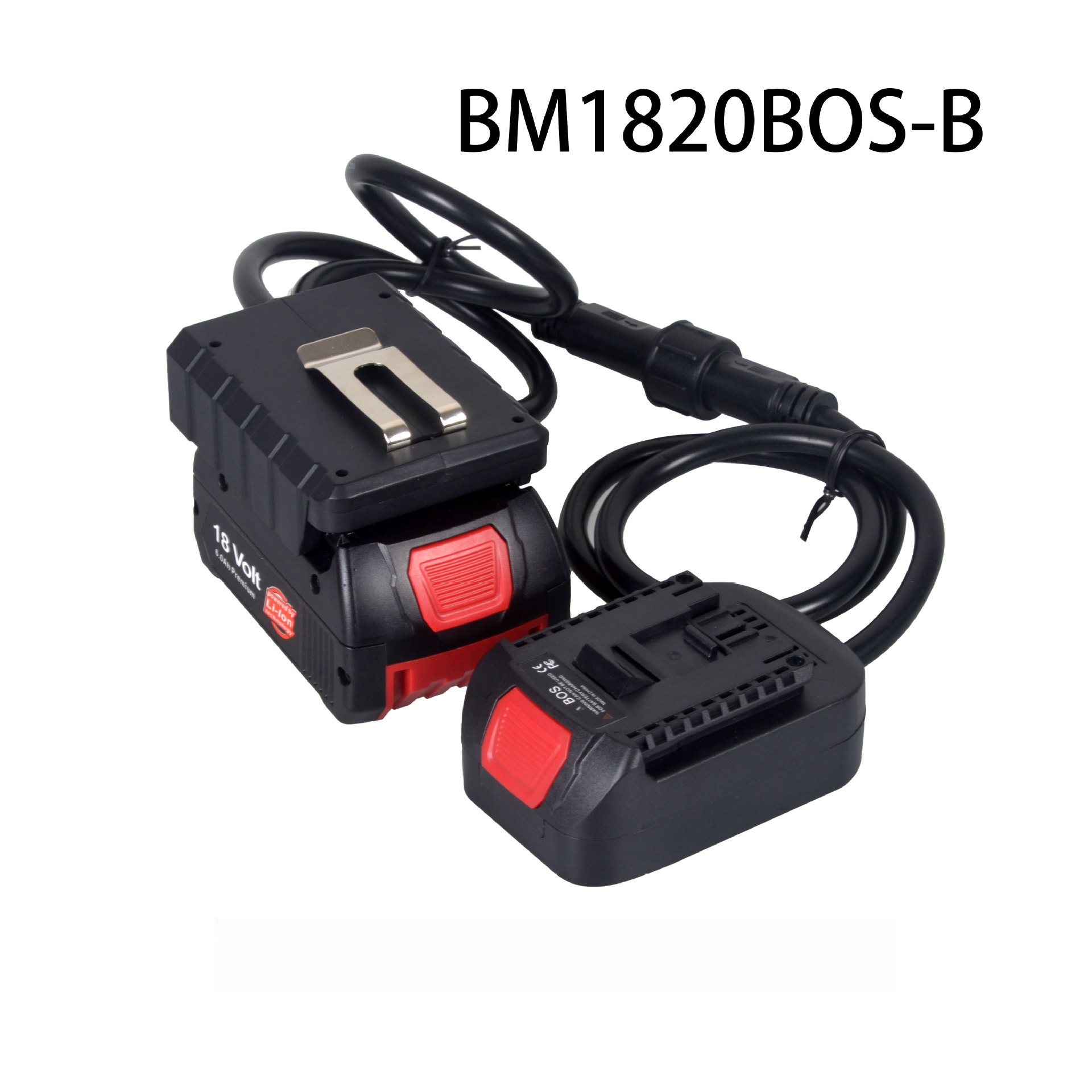 Suitable for 18V Makita Dewalt Bosch MiWakki Lithium Battery Tool Weight Reducer Buckle Interchangeable Extension Cord