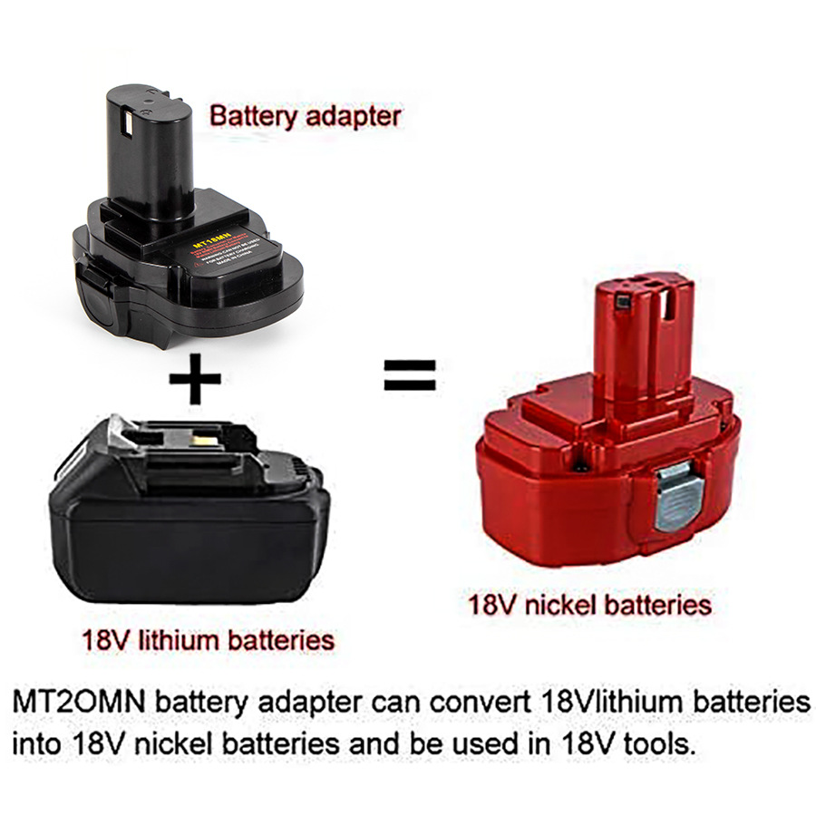 New Model Compatible with Makita Lithium to Nickel Battery MT20MN Makita 20(18)V to Ni Battery Tool