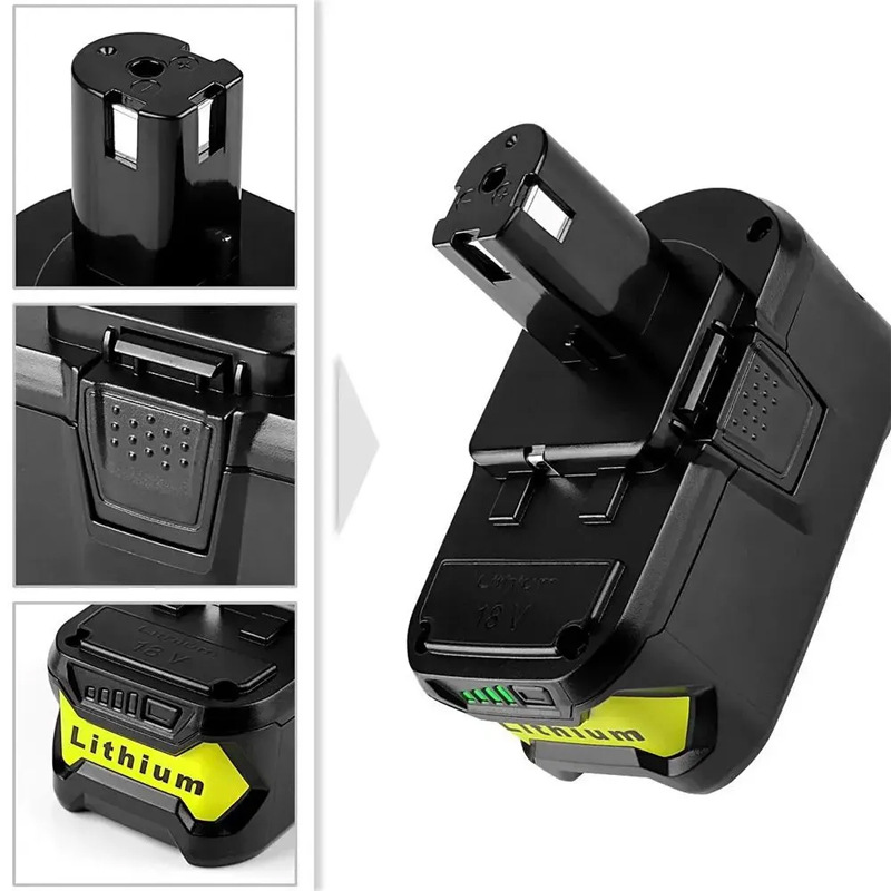 Suitable for Ryobi 18V P103/P108 6.0Ah Cordless Drill Rechargeable Lithium Battery