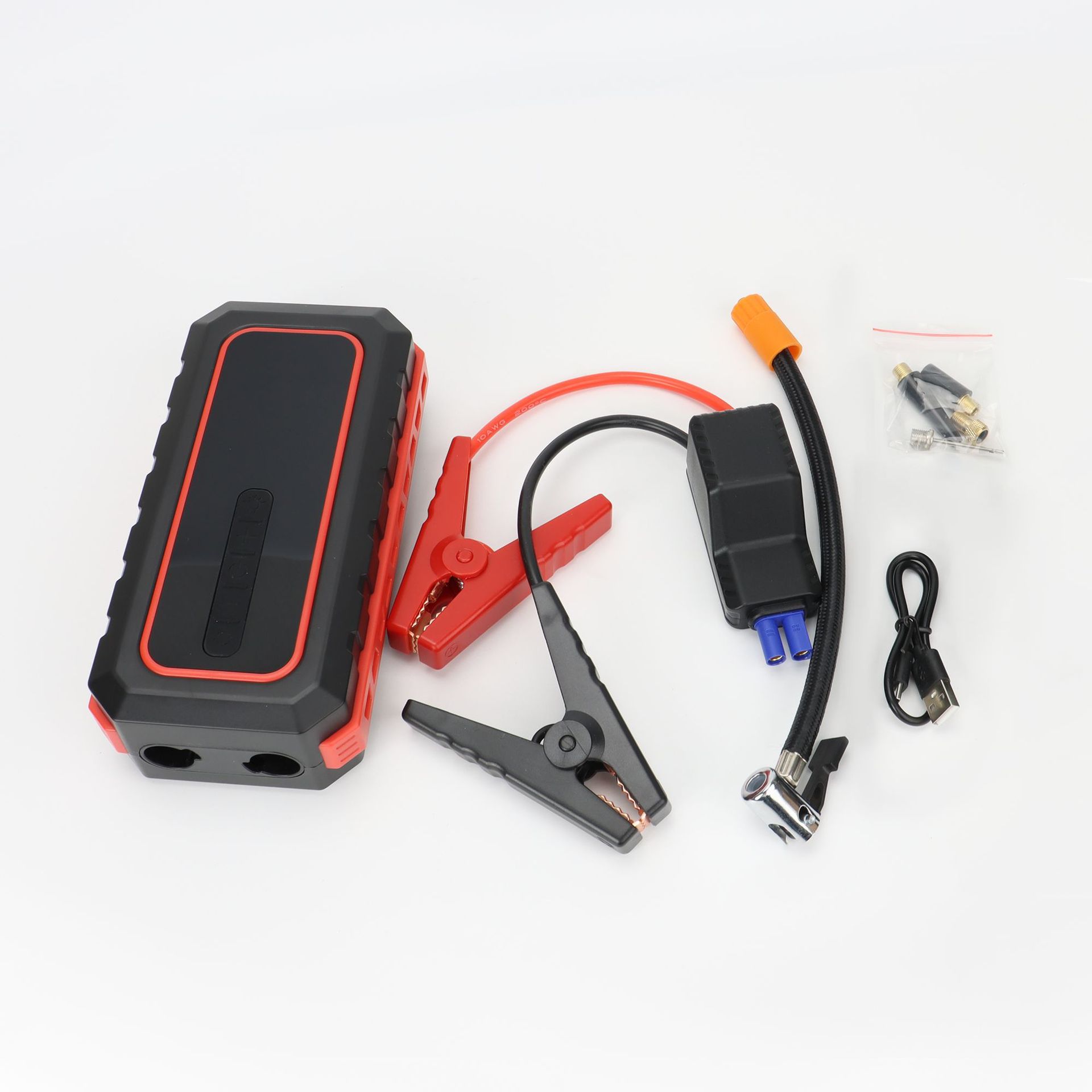 Portable Car Vehicle Air Pump Tire Pump Automobile Emergency Start Power Source Air Pump All-in-One Machine