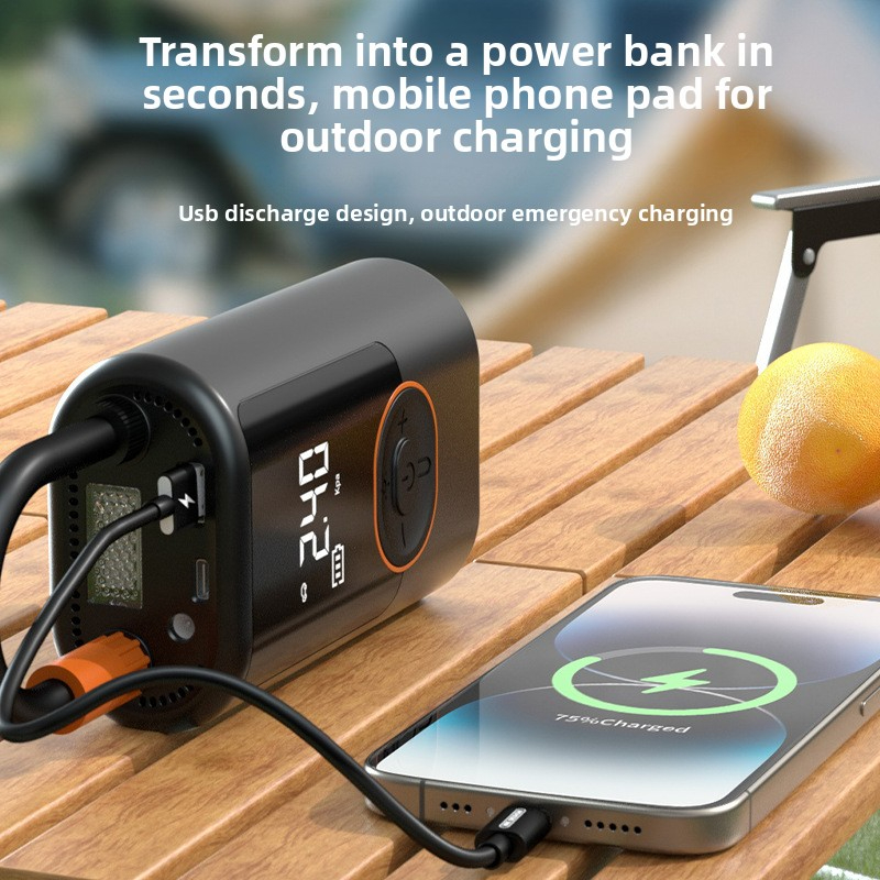 Car Wireless Air Pump Portable Car Air Pump Electric Car Tire High Pressure Fast Charging