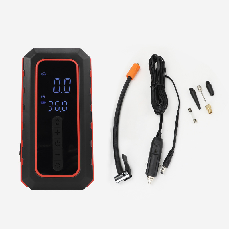 Portable Car Vehicle Air Pump Tire Pump Automobile Emergency Start Power Source Air Pump All-in-One Machine