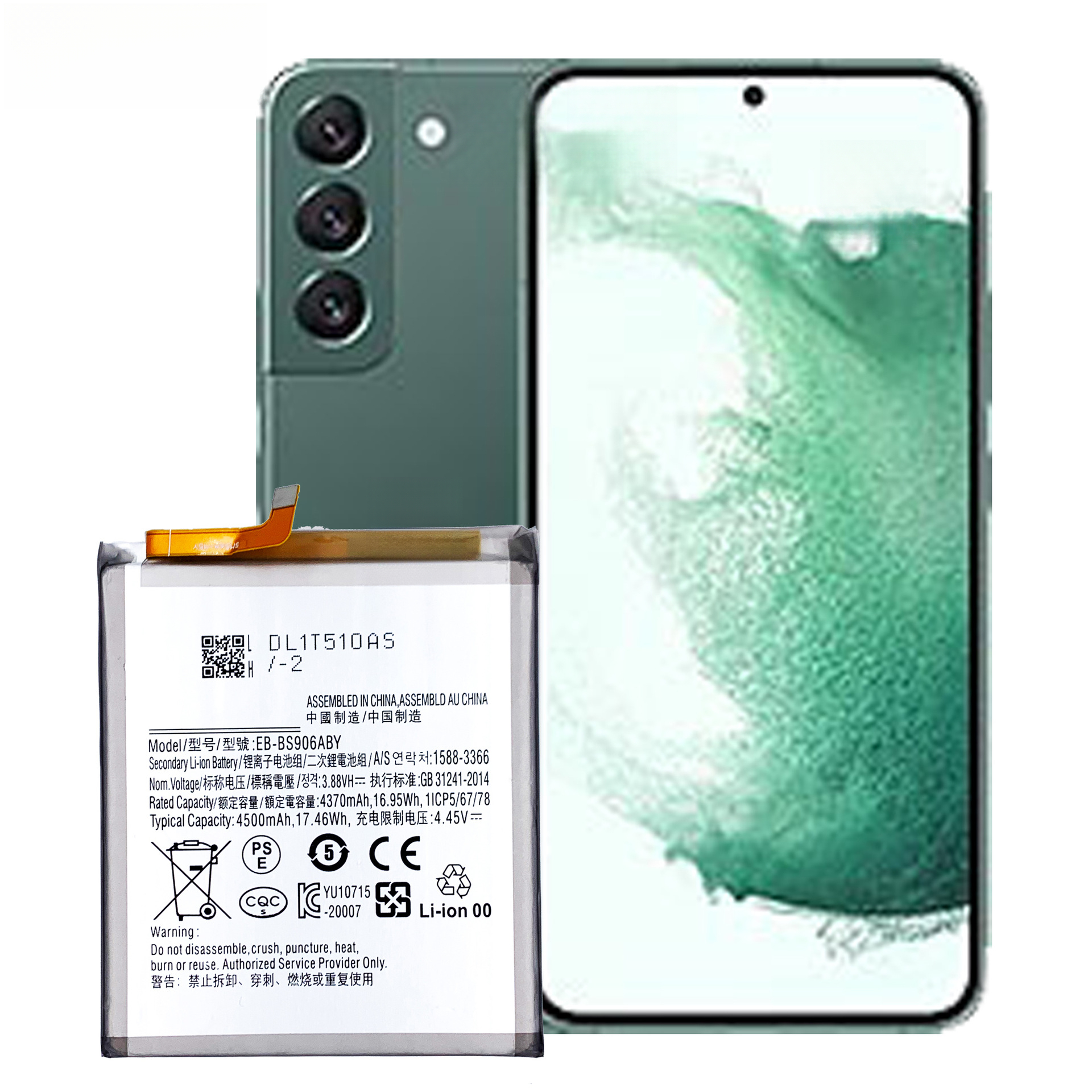 Suitable for Samsung S22 PLUS/22+ Phone Large Capacity Battery EB-BS906ABY