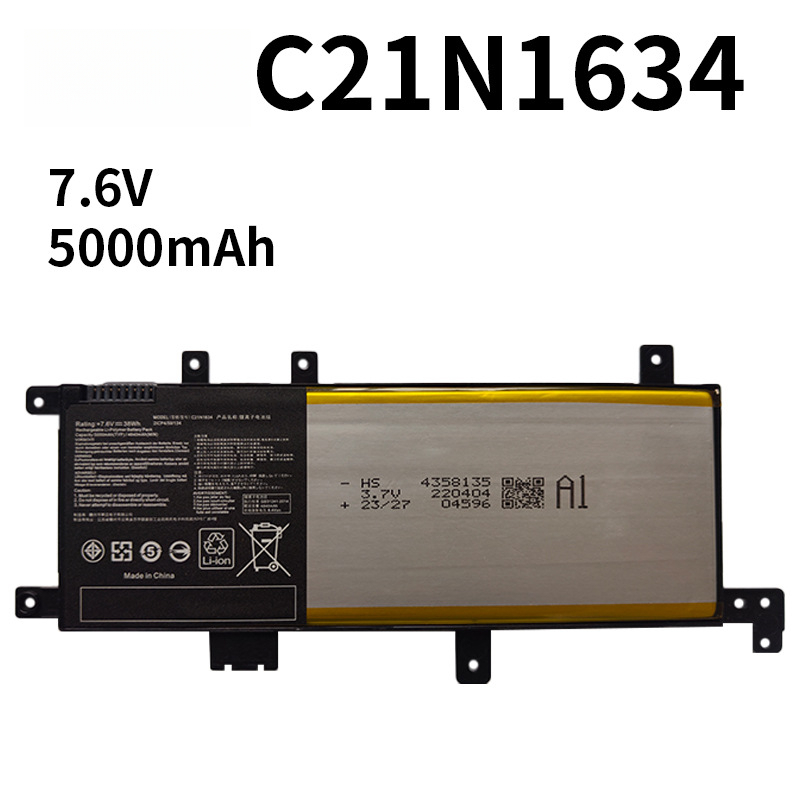Compatible ASUS C21N1634 A580U/B R/X542U FL5900L FL8000U Laptop Battery