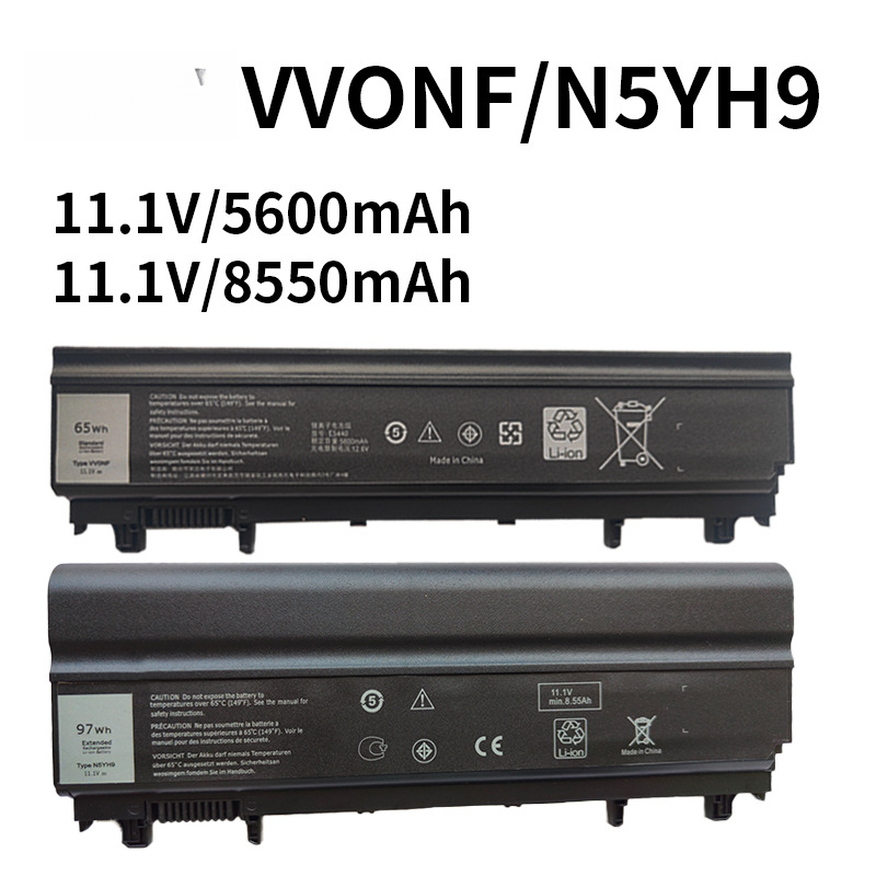 Compatible Dell E5440 E5540 6-cell/9-cell VV0NF VJXMC N5YH9 Laptop Battery