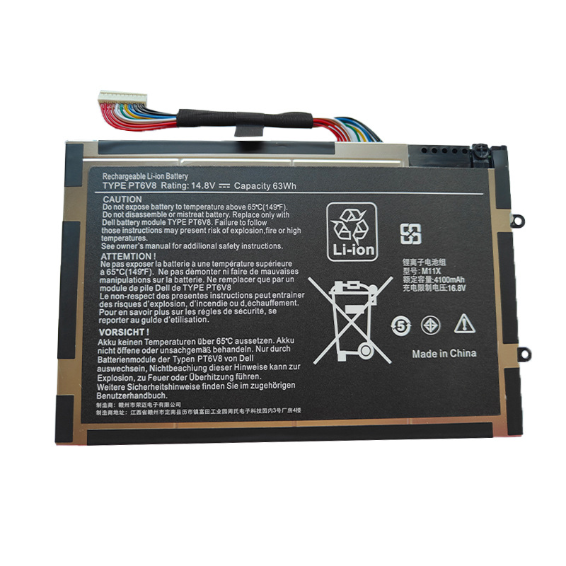 Compatible Dell PT6V8 Alienware M11x M14x R1 R2 R3 P18G P06T Laptop Battery