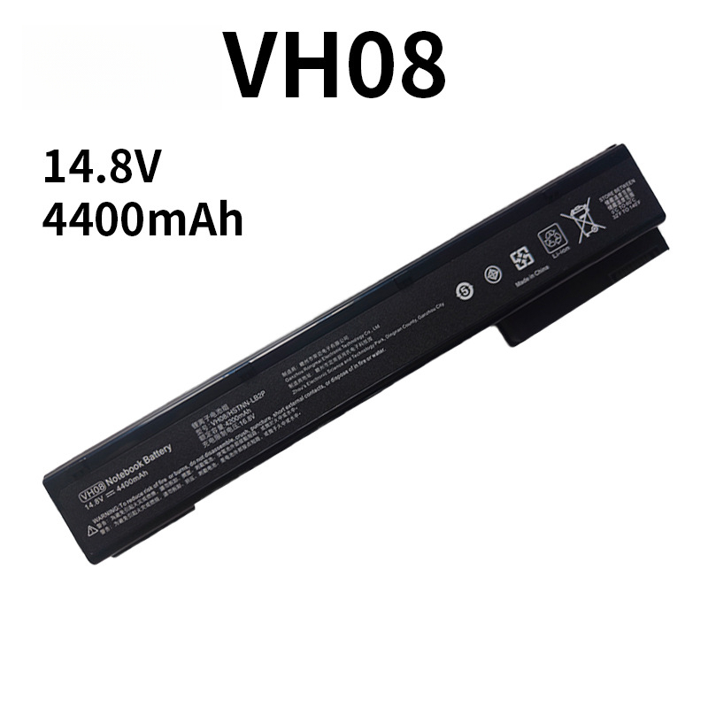 Compatible with HP VH08 EliteBook 8560w 8570w 8760w 8770w Laptop Battery
