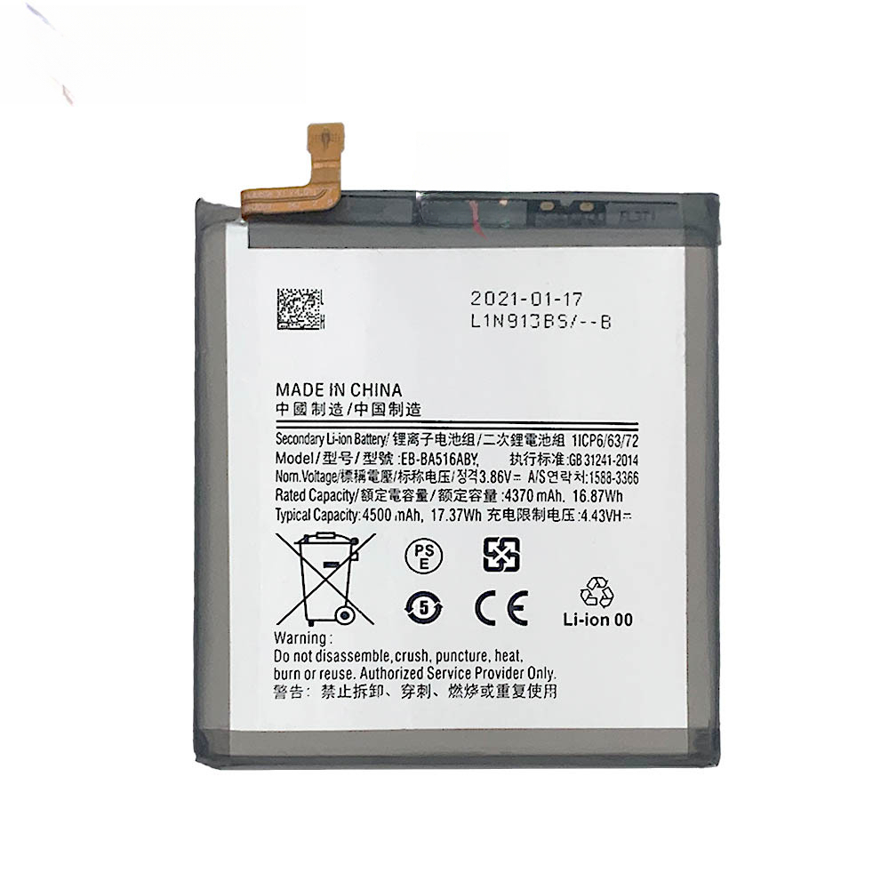 Compatible Samsung A51 5G/A516 Phone Battery EB-BA516ABY Built-in Battery Board Samsung Phone Battery