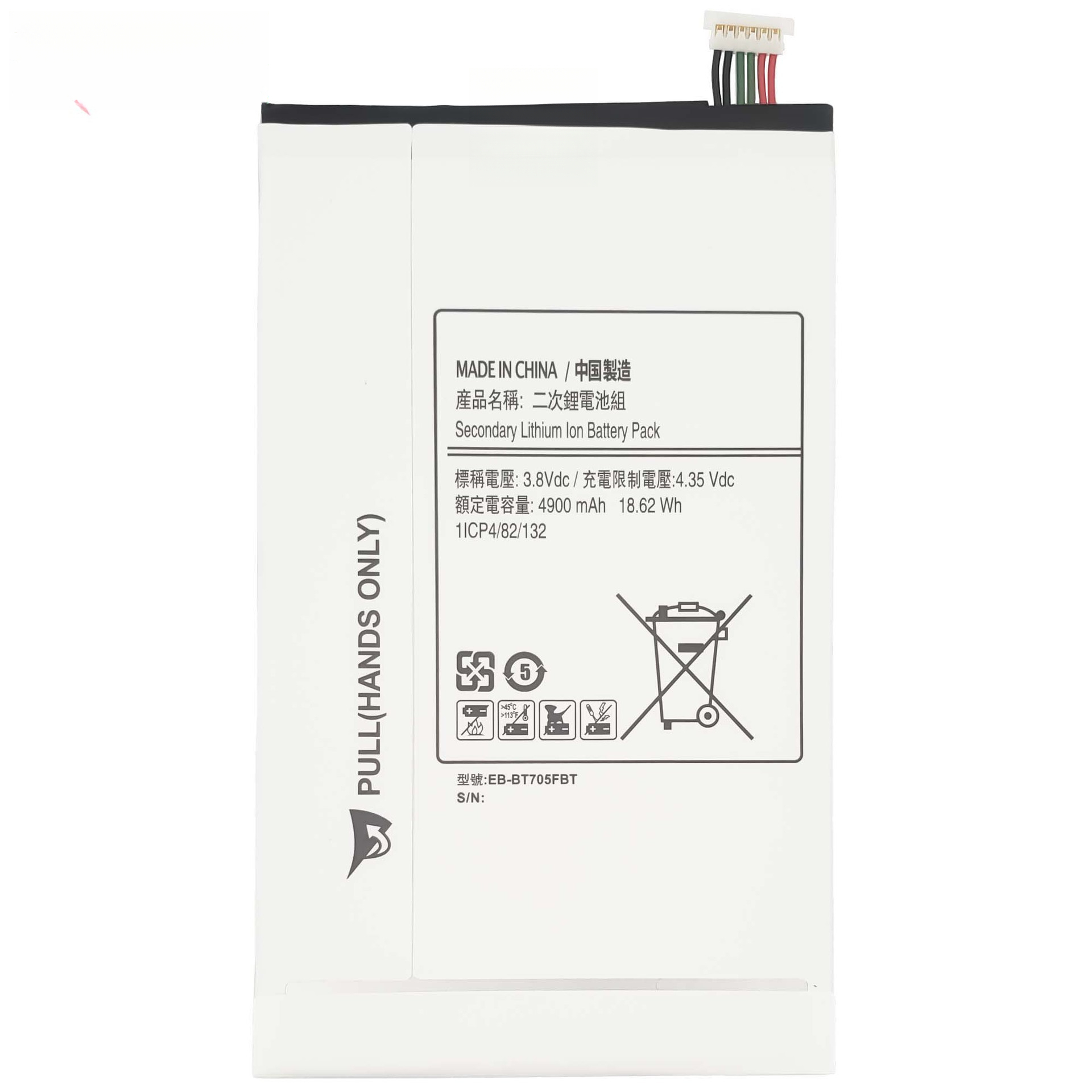 Compatible Samsung Tab S 8.4 LTE/Tab S 8.4 Phone Charger Battery EB-BT705FBE Samsung Phone Battery